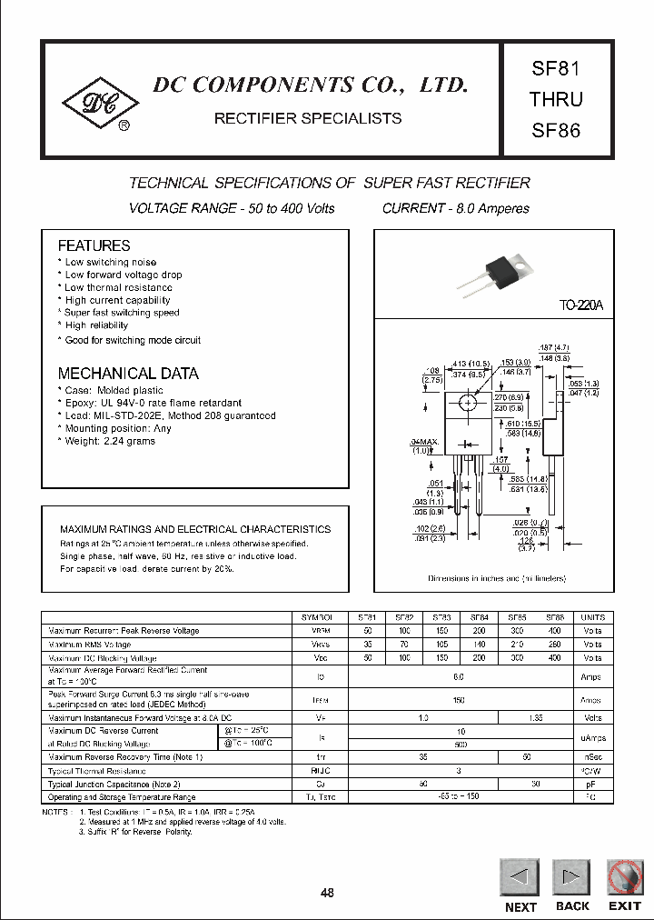 SF82_1094696.PDF Datasheet