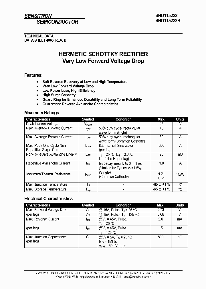 SHD115222_1165213.PDF Datasheet