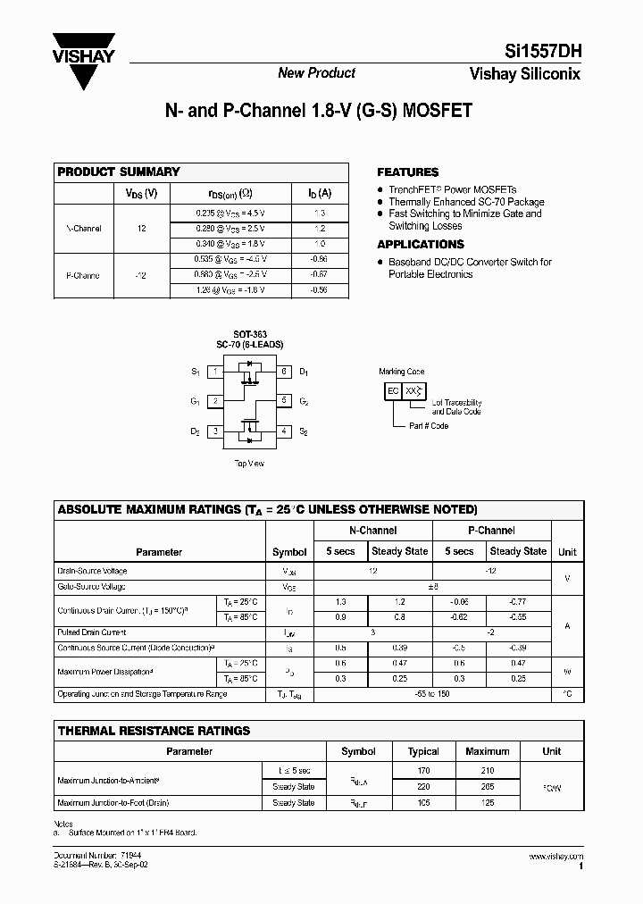 SI1557DH_1308611.PDF Datasheet