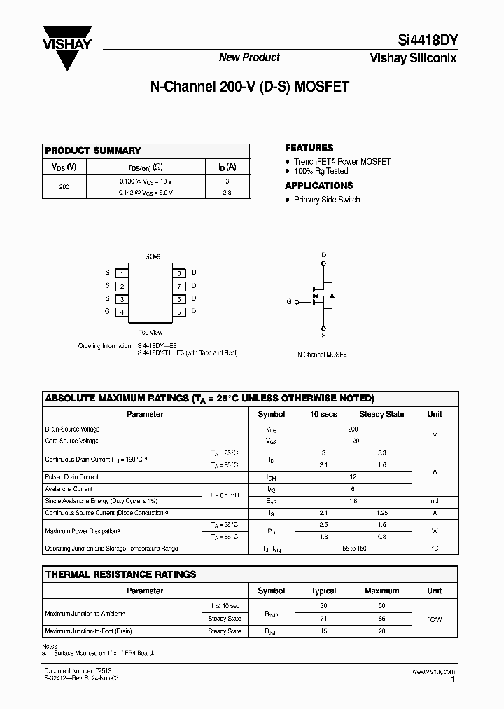 SI4418DY_1058952.PDF Datasheet