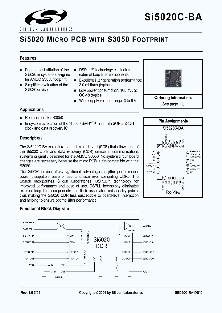 SI5020C-BA_1308930.PDF Datasheet