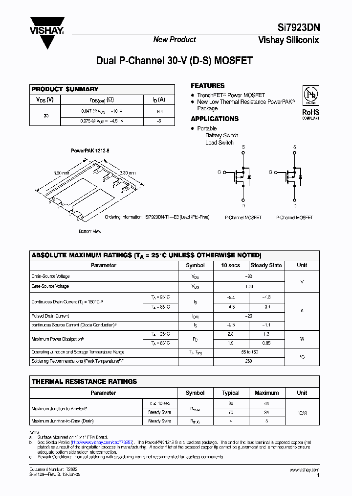 SI7923DN-T1-E3_1309219.PDF Datasheet