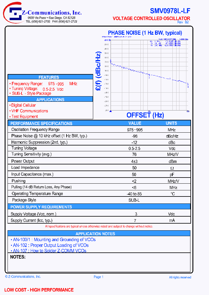 SMV0978L-LF_1113674.PDF Datasheet