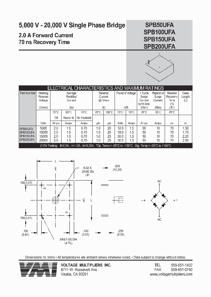 SPB200UFA_1108180.PDF Datasheet