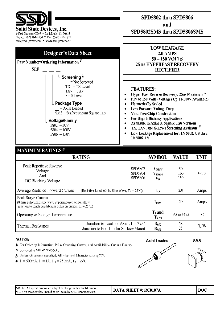 SPD5806TXV_1315405.PDF Datasheet