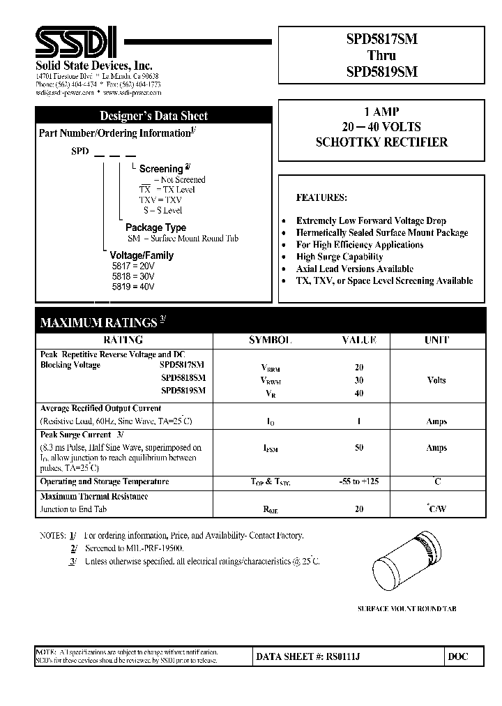 SPD5819SM_1315407.PDF Datasheet