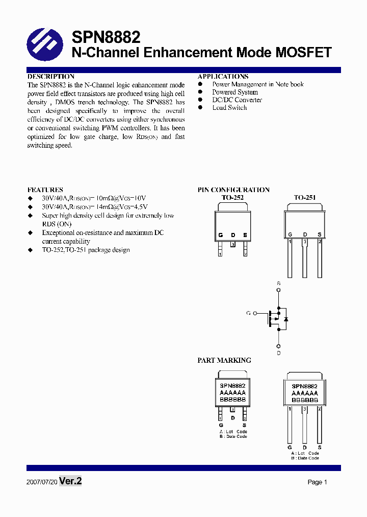 SPN8882T252R_1315520.PDF Datasheet