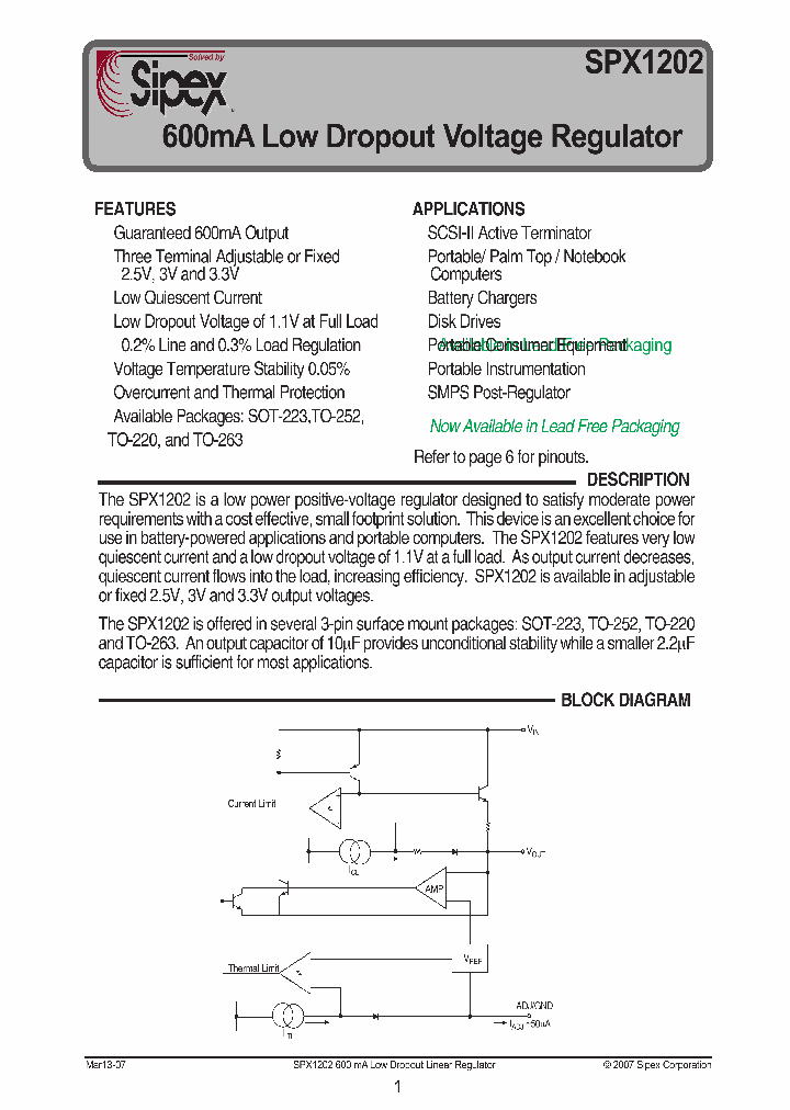 SPX120207_1315792.PDF Datasheet