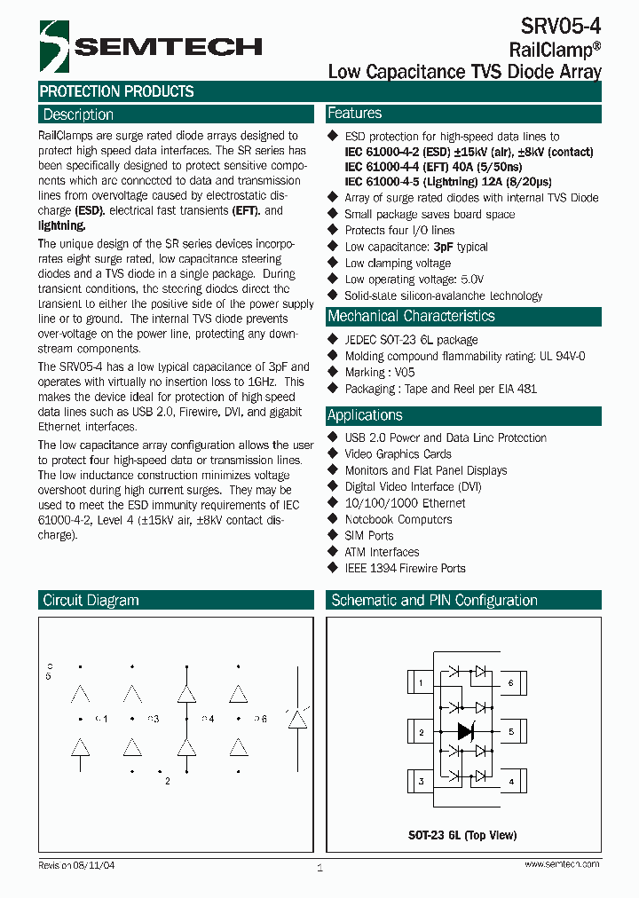 SRV05-4TCT_1316445.PDF Datasheet