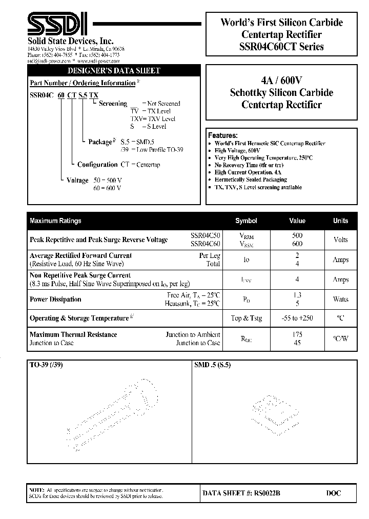 SSR04C60CT_1316873.PDF Datasheet