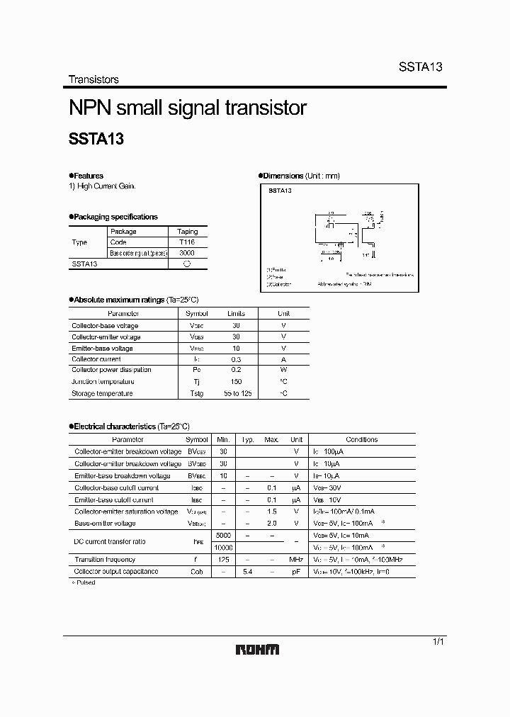 SSTA13_1317108.PDF Datasheet