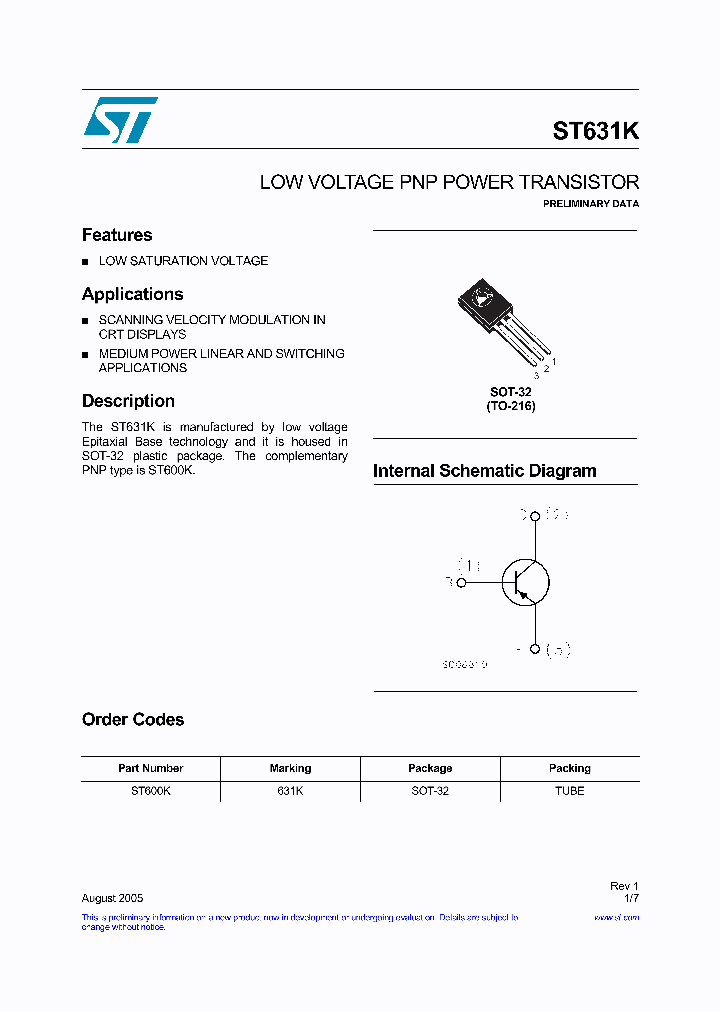 ST631K_1317532.PDF Datasheet