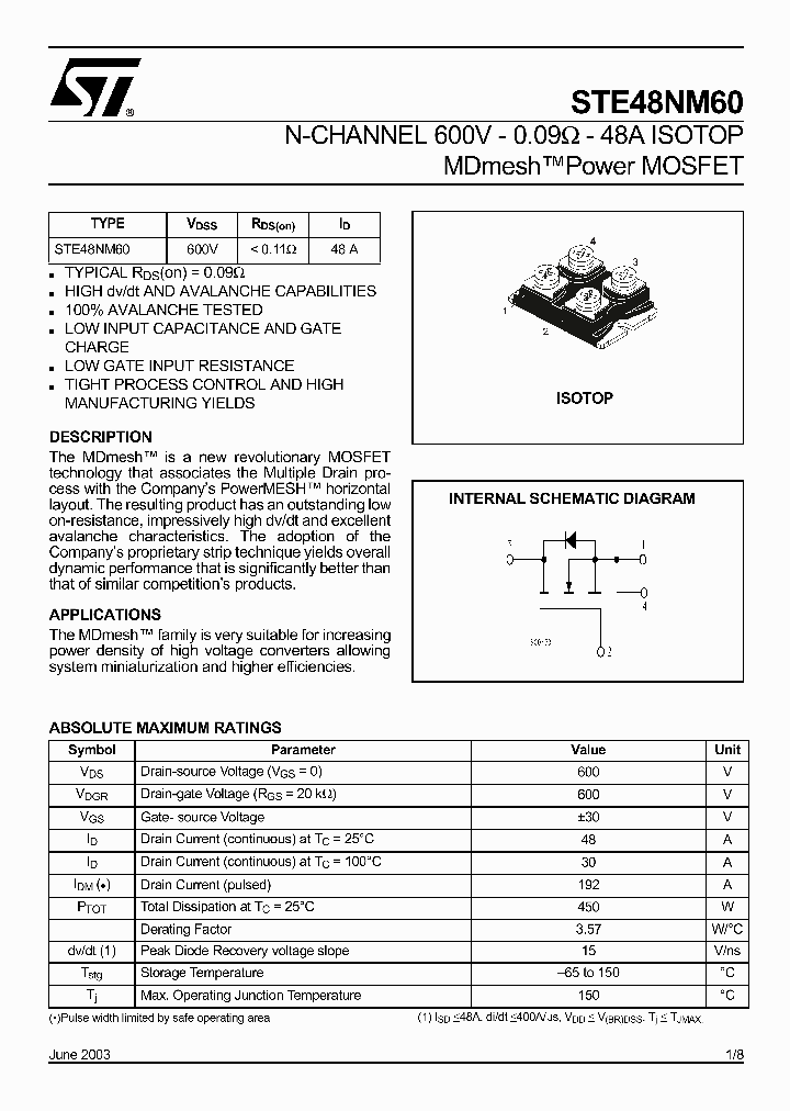 STE48NM60_1318163.PDF Datasheet