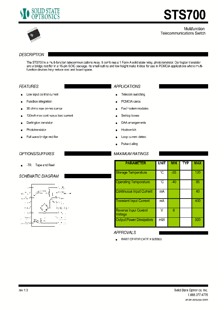 STS700_1319387.PDF Datasheet