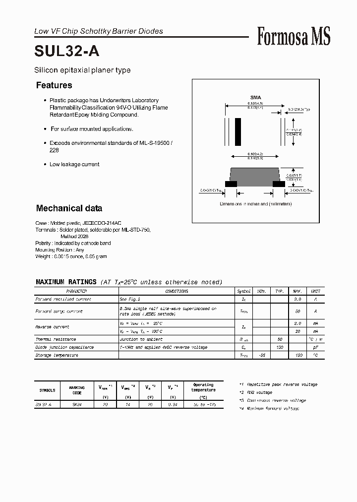 SUL32-A_1319790.PDF Datasheet