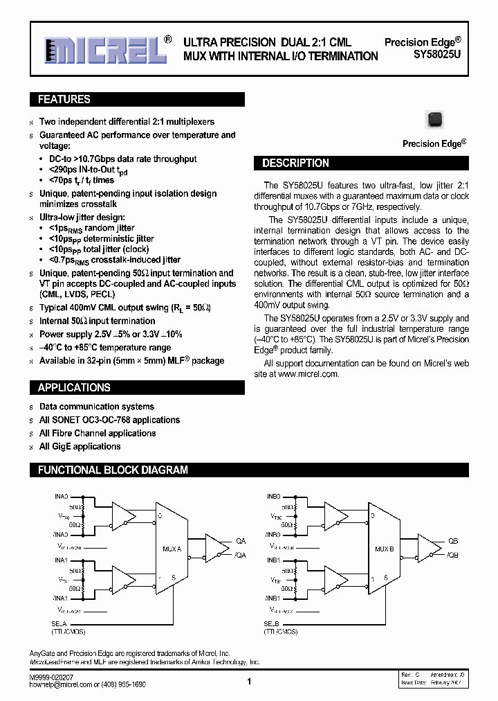 SY58025UMG_1115238.PDF Datasheet