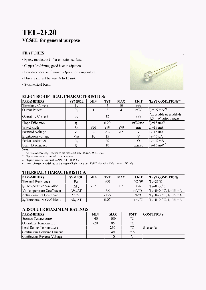 TEL-2E20_1324161.PDF Datasheet