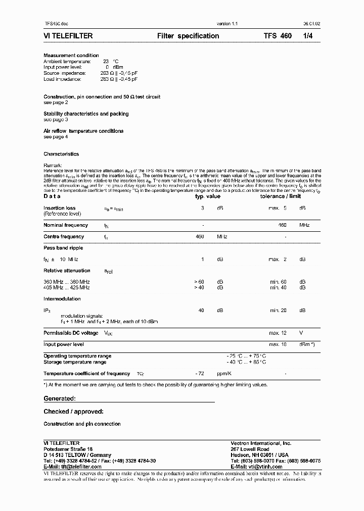 TFS460_1324639.PDF Datasheet