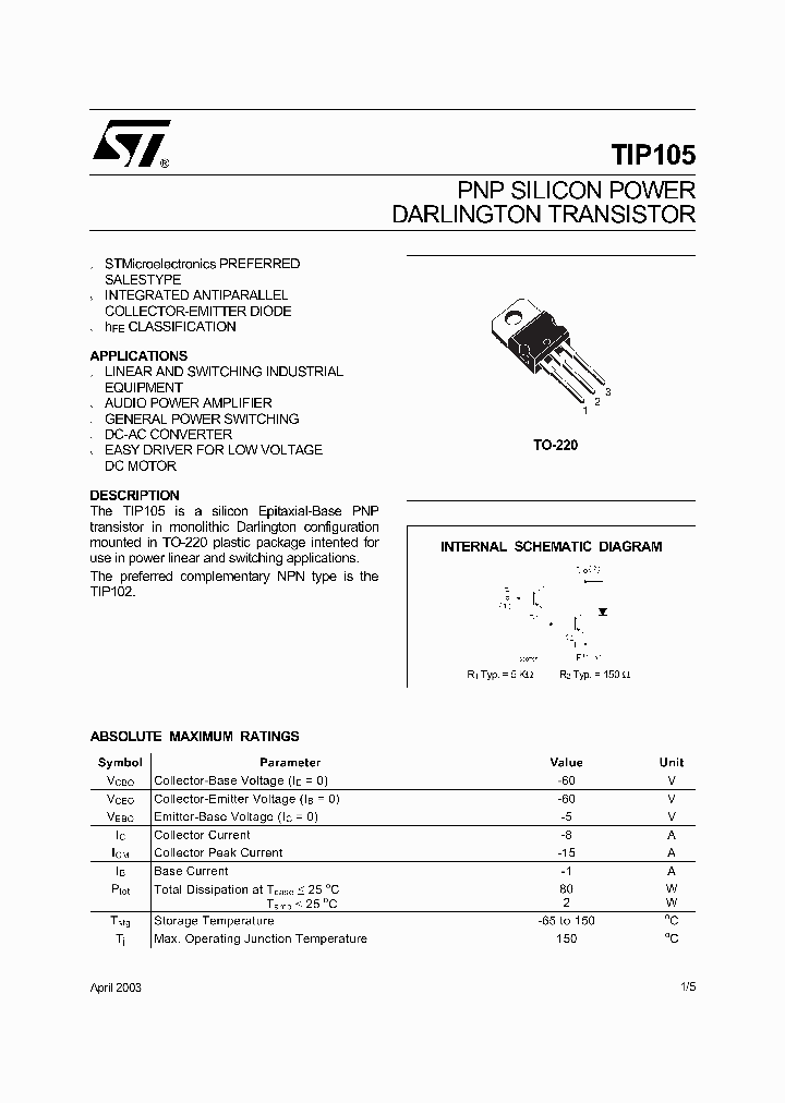 TIP10503_1325203.PDF Datasheet