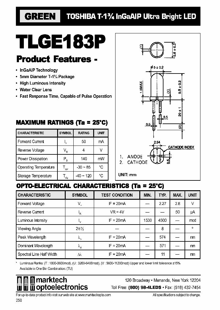TLGE183P_1326203.PDF Datasheet