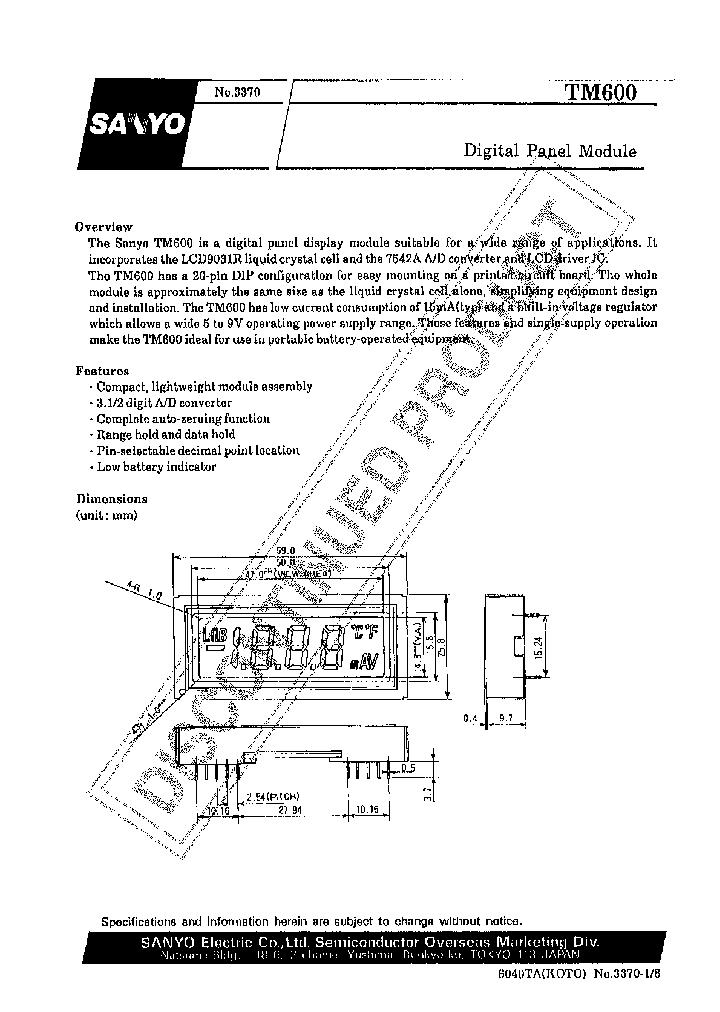 TM600_1143070.PDF Datasheet