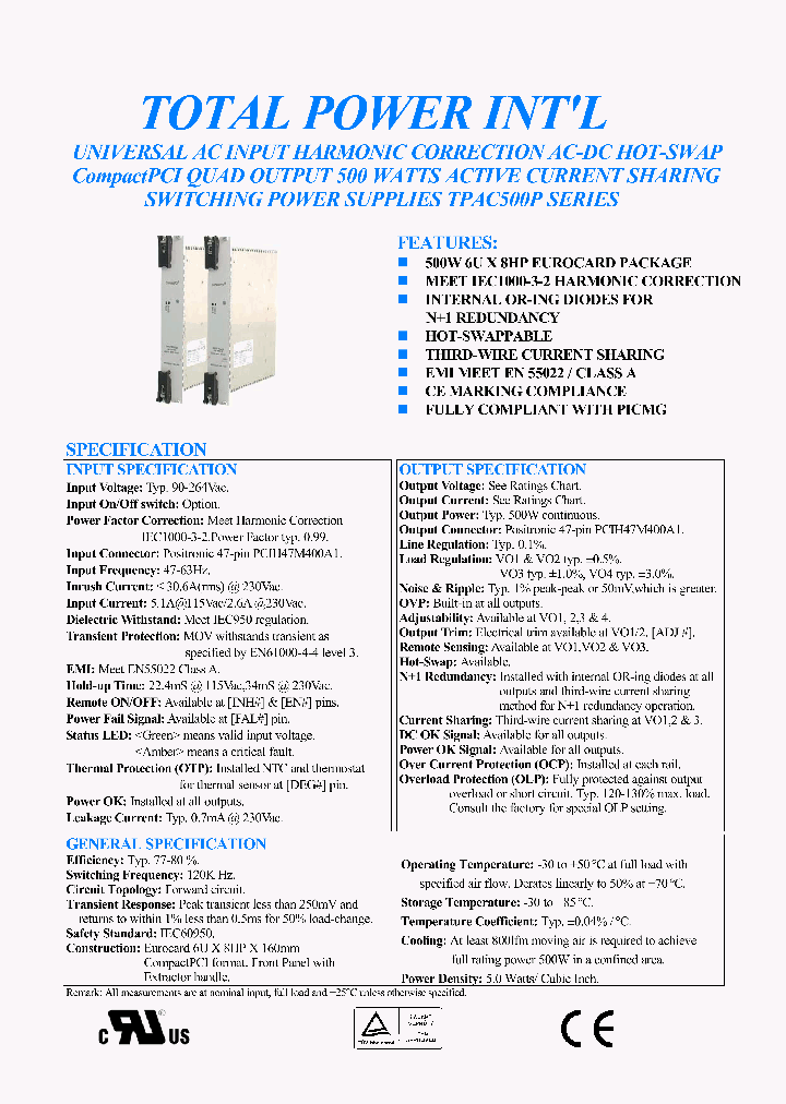 TPAC500P_1327964.PDF Datasheet