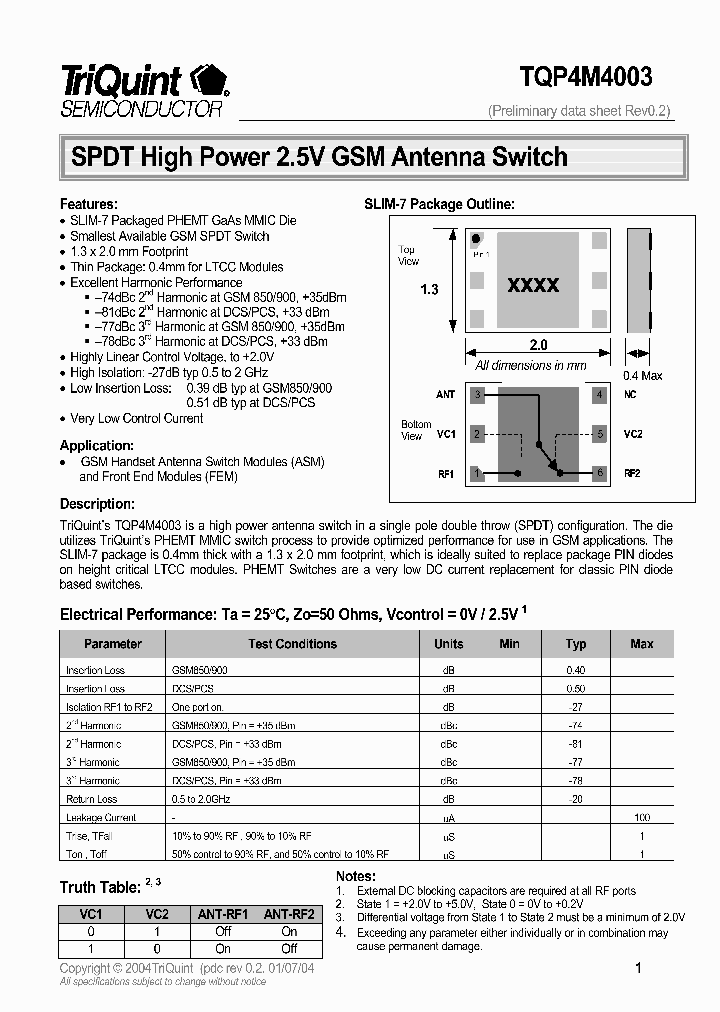 TQP4M4003_1328722.PDF Datasheet