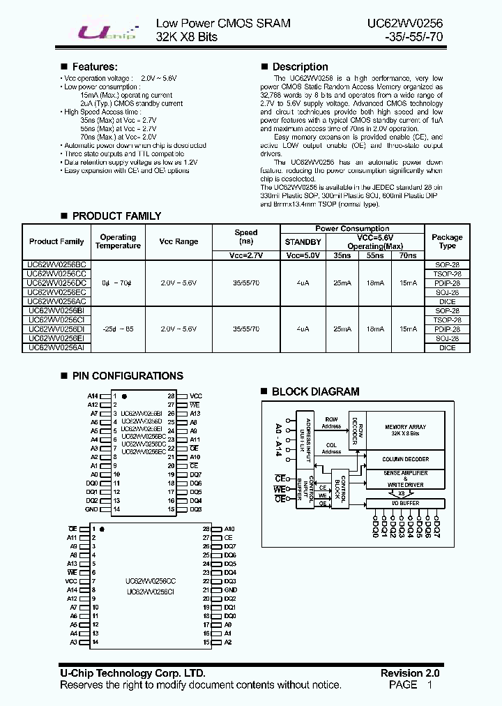 UC62WV0256EI-70_1330627.PDF Datasheet