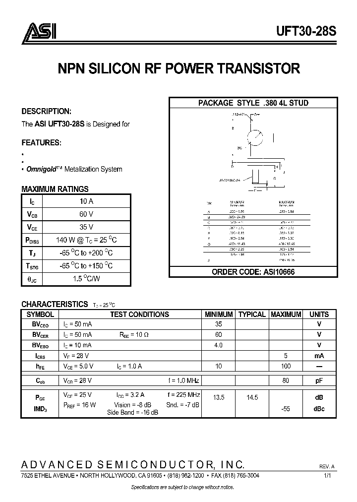 UFT30-28S_1331119.PDF Datasheet