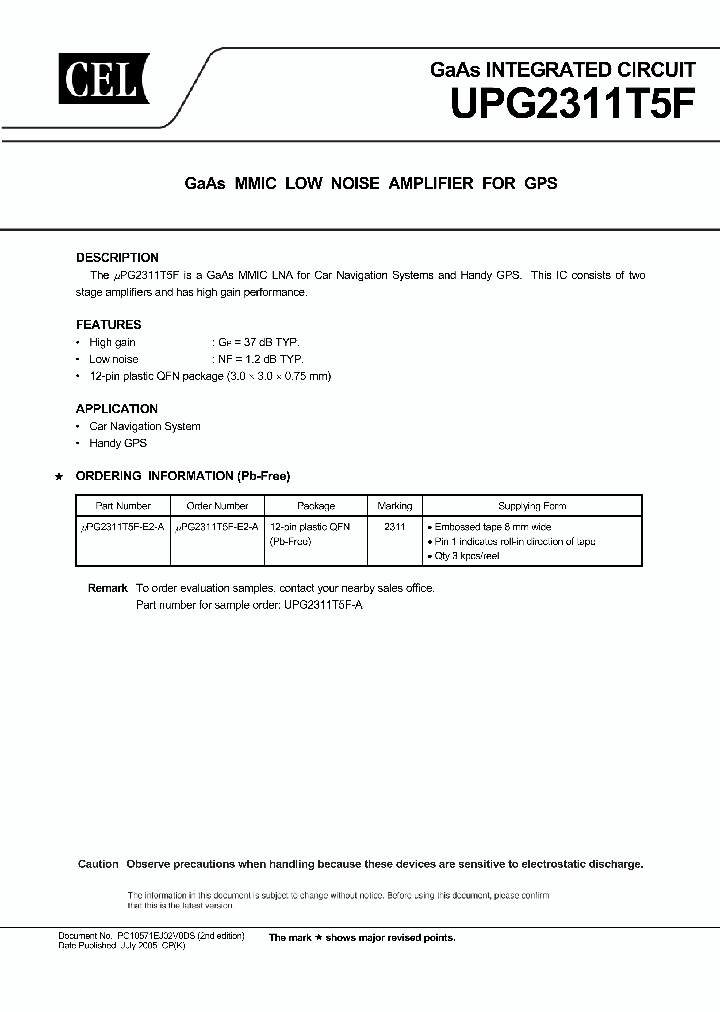 UPG2311T5F_1171610.PDF Datasheet