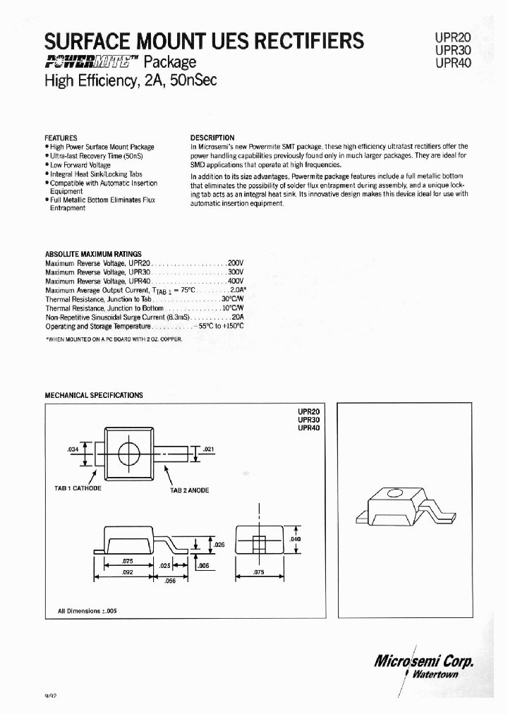 UPR40_1332726.PDF Datasheet