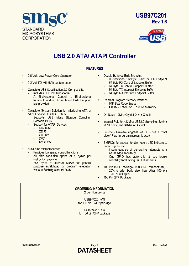 USB97C20103_1332947.PDF Datasheet