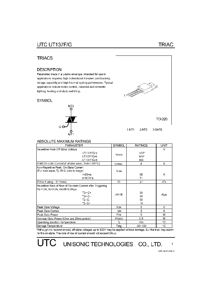 UT137G_1333017.PDF Datasheet