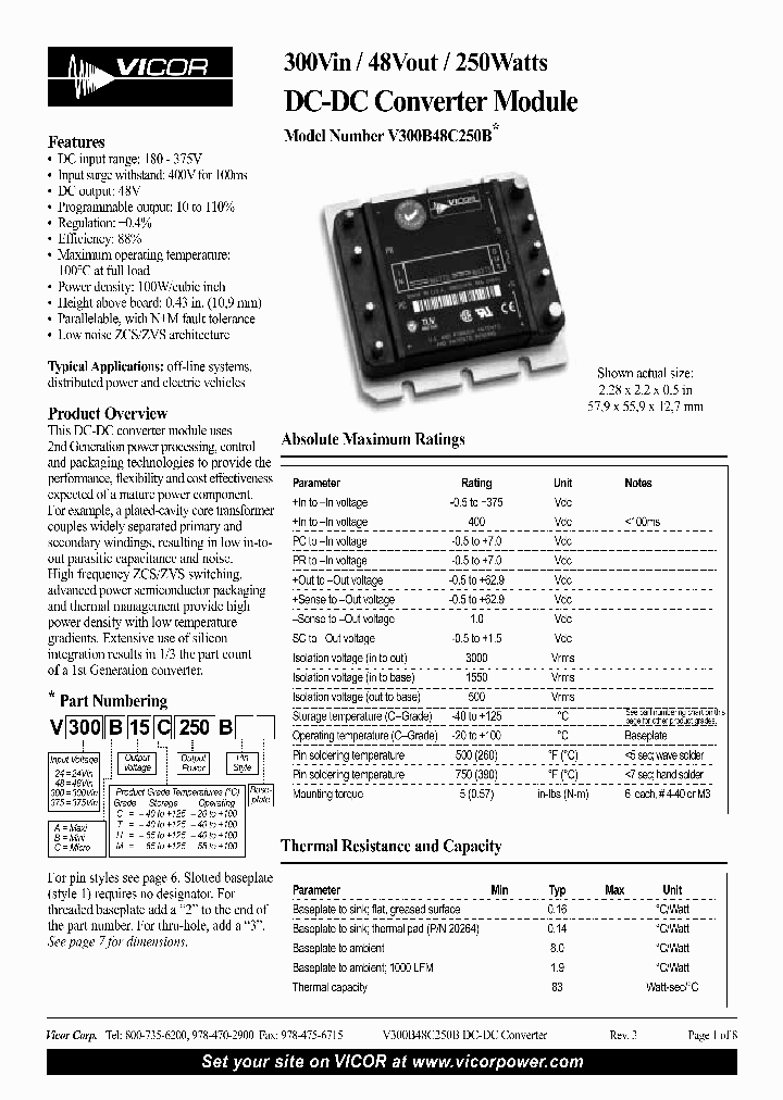 V300B48C250B_1051088.PDF Datasheet