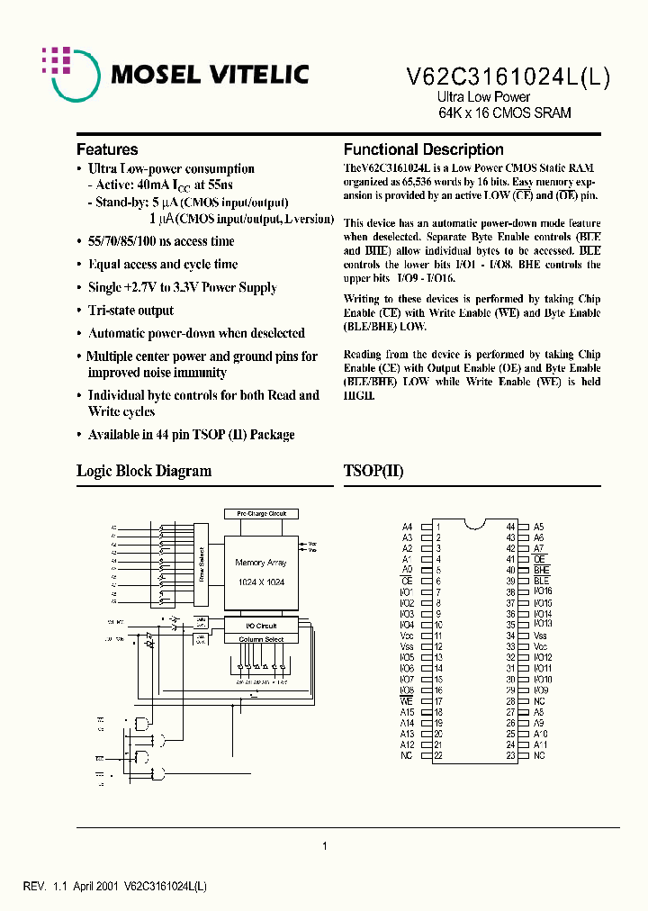 V62C3161024LL-85T_1333871.PDF Datasheet