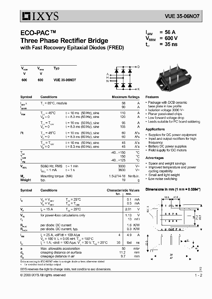 VUE35-06NO7_1335259.PDF Datasheet