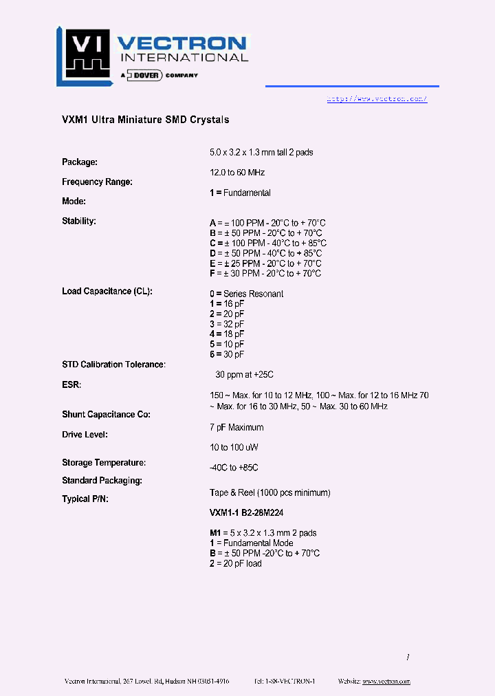 VXM1_1335333.PDF Datasheet