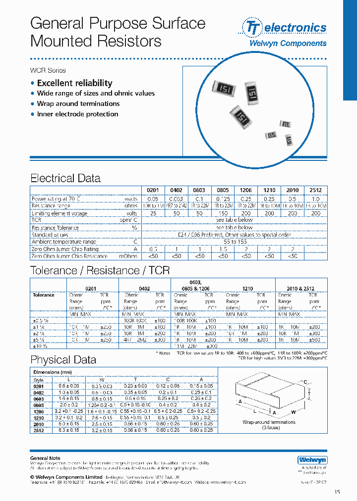 WCR1206-10KDI_1163540.PDF Datasheet