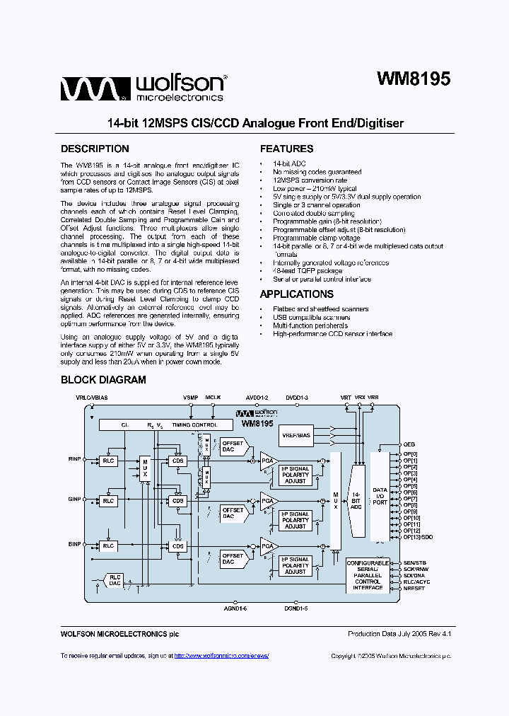XWM81955CFTRV_1043033.PDF Datasheet