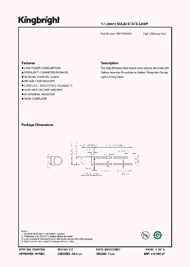 WP7104ID5V_1039006.PDF Datasheet