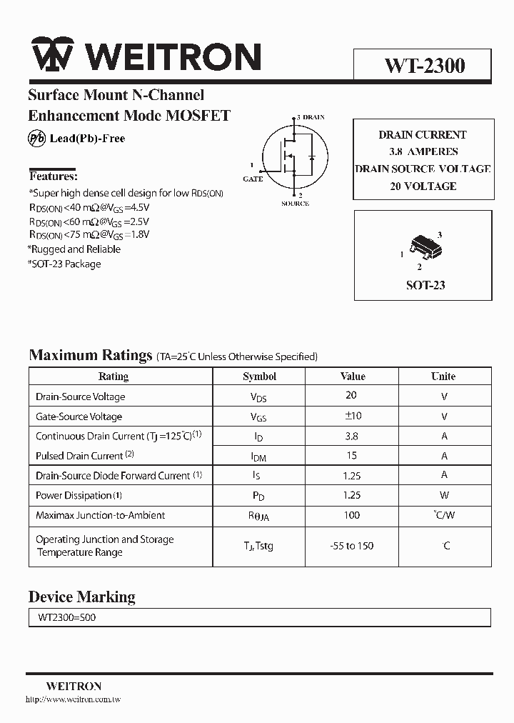 WT2300_1088254.PDF Datasheet