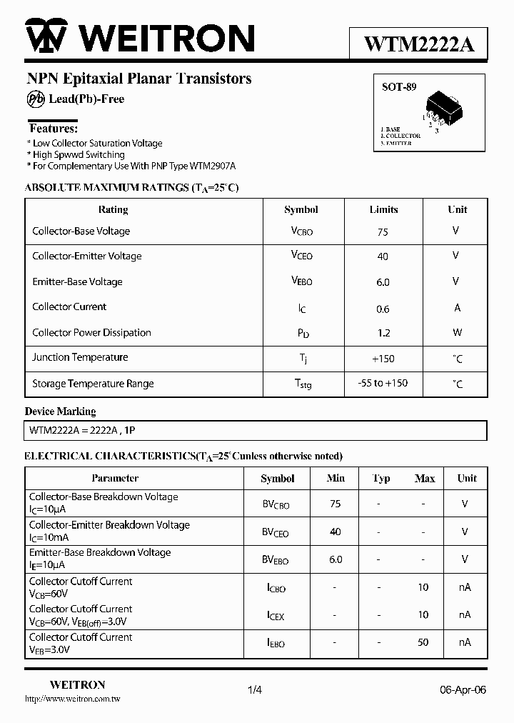 WTM2222A_1336979.PDF Datasheet