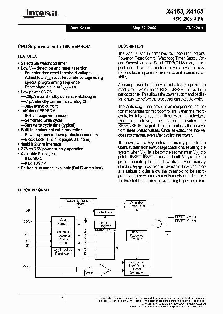 X4165_1337197.PDF Datasheet