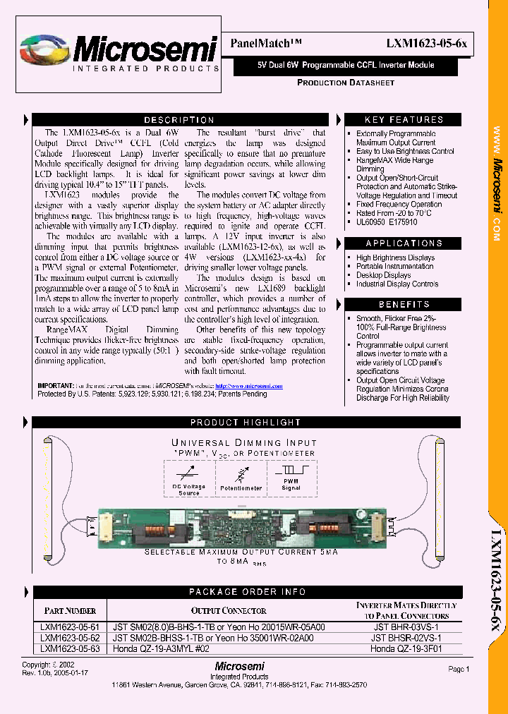 XM1623-05-62_1337851.PDF Datasheet