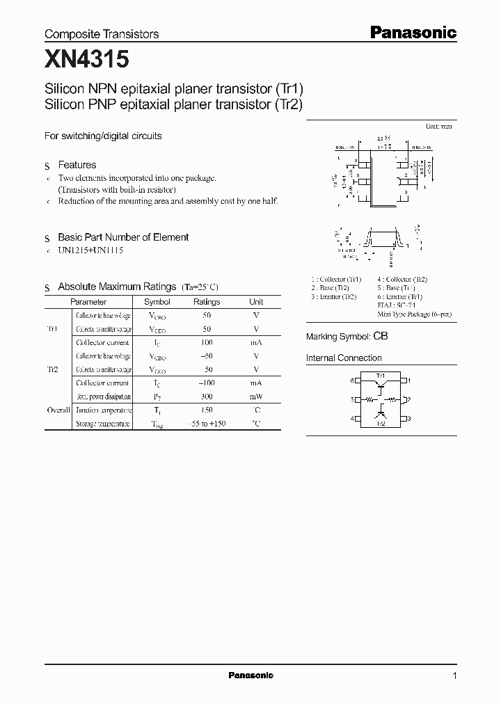 XN4315_1337910.PDF Datasheet