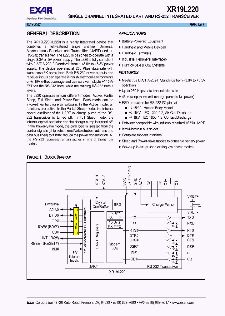 XR19L22007_1338229.PDF Datasheet