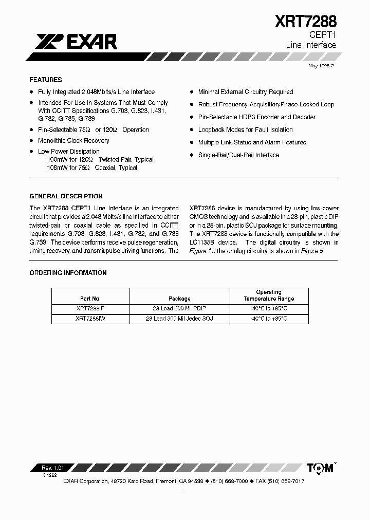 XRT7288IW_1338368.PDF Datasheet