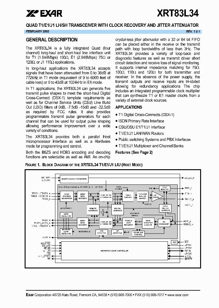 XRT83L34_1130539.PDF Datasheet