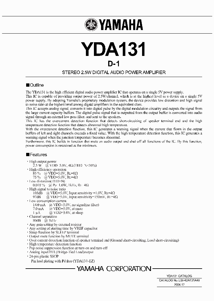 YDA131_1182341.PDF Datasheet