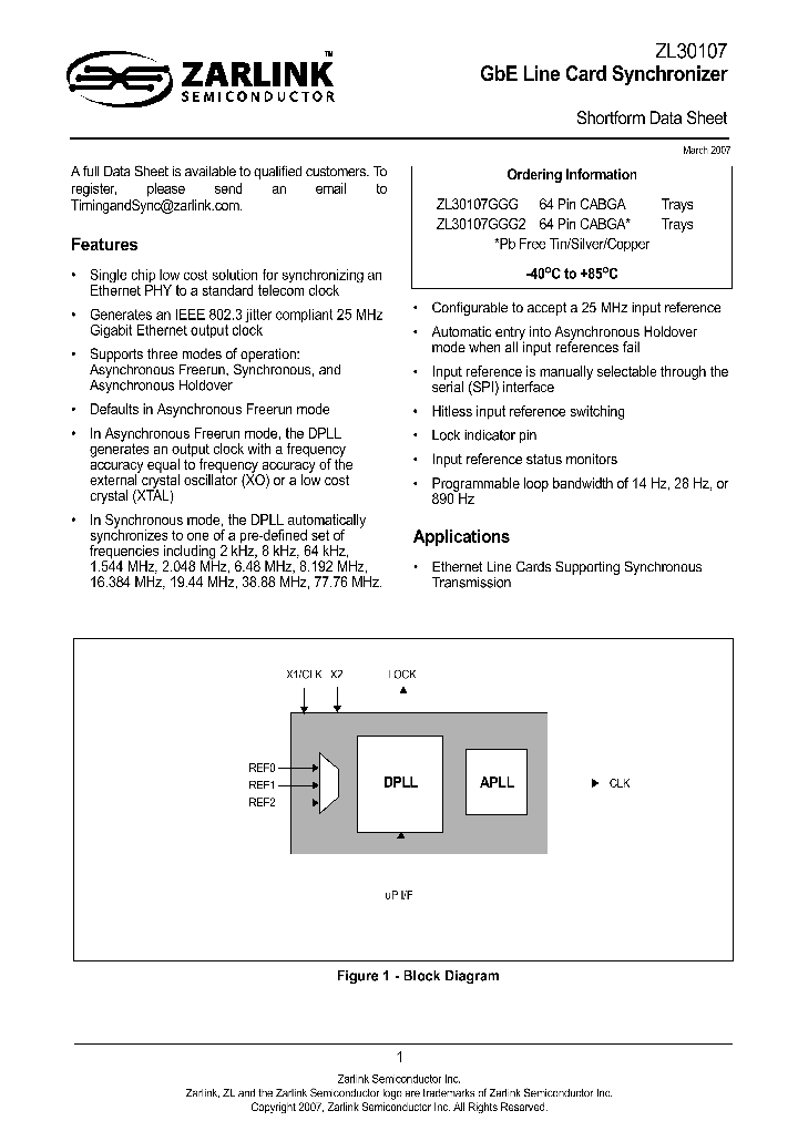 ZL30107_1062733.PDF Datasheet